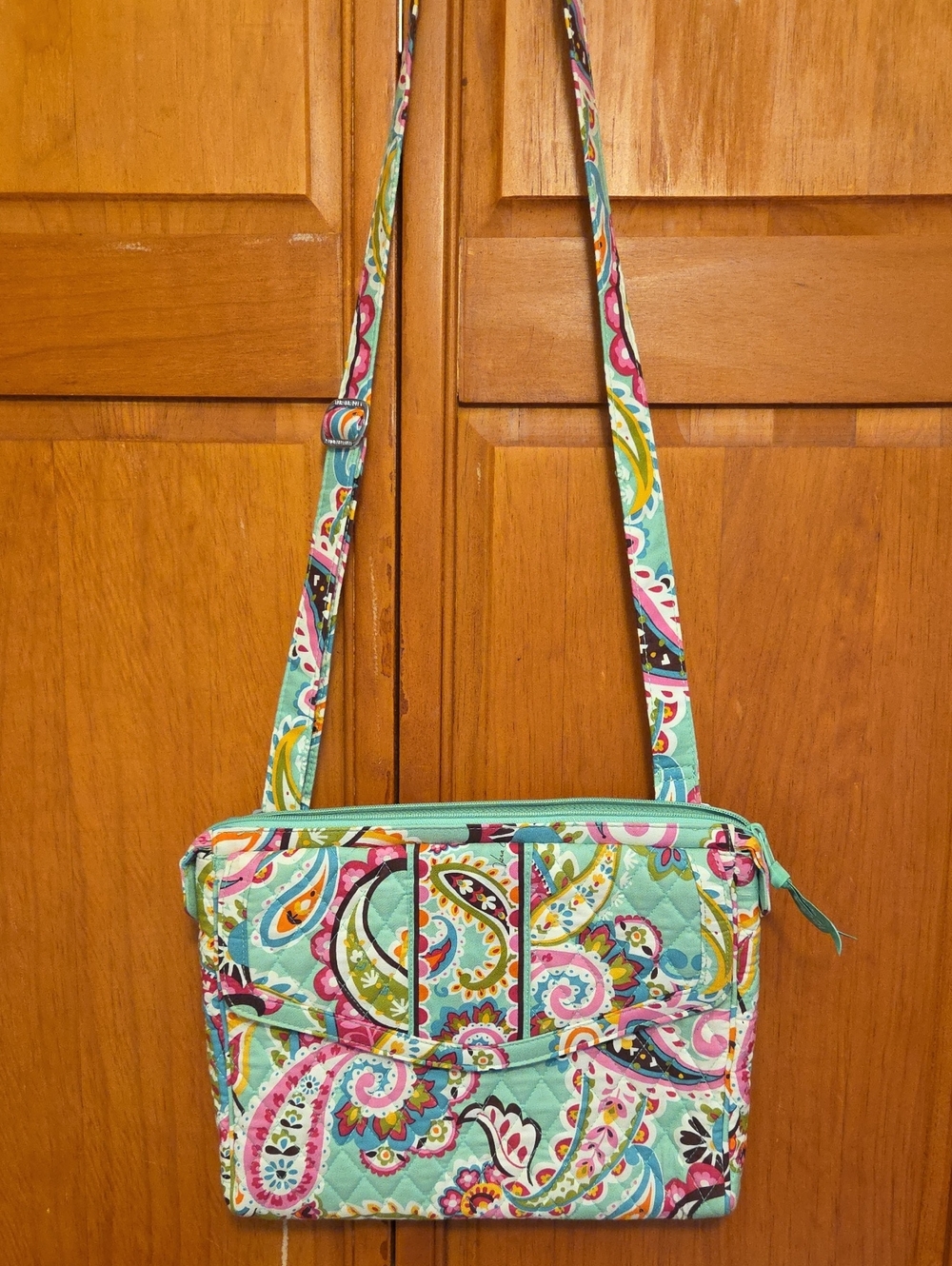 Vera Bradley Crossbody Bag and Wallet - Tutti Frutti Pattern
